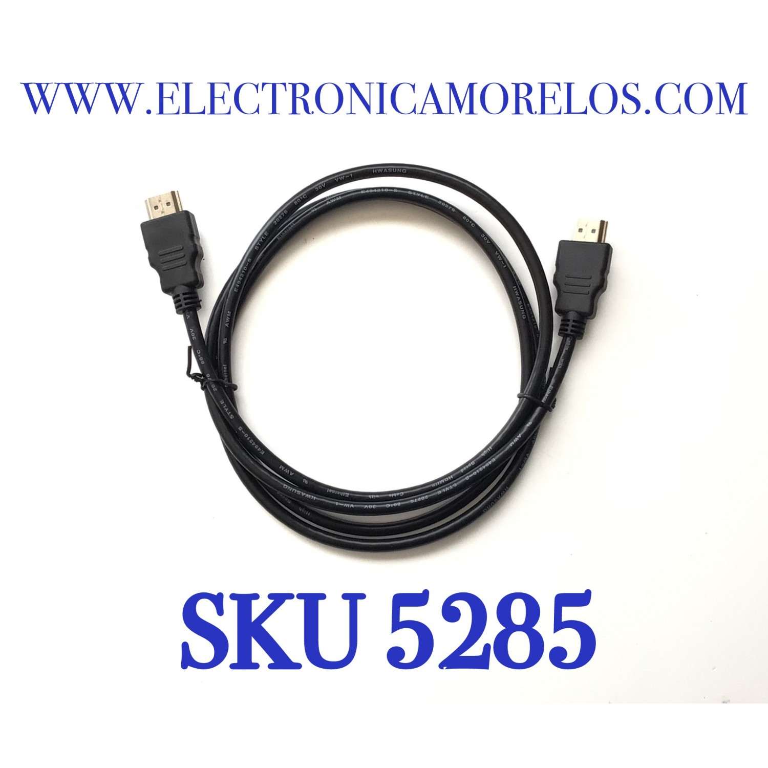 CABLE HDMI PARA MONITOR LG “NUEVO“ / CABLE ORIGINAL LG. 19 PINES / 1.5M / NUMERO DE PARTE EAD65185201 /  PARA DIFERENTES DISPOSITIVOS 